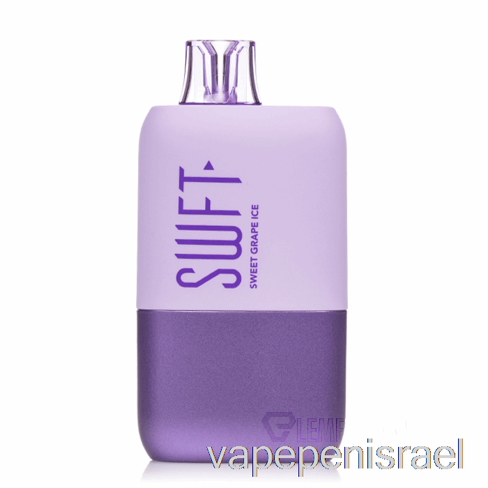 חד פעמי Vape Israel Swft Icon 7500 תצוגה חכמה קרח ענבים מתוק חד פעמי